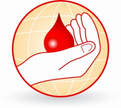 Hand Holding Blood Droplet - infection testing in charlotte