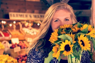 Woman Holding Flowers - charlotte autoimmune disorder treatment