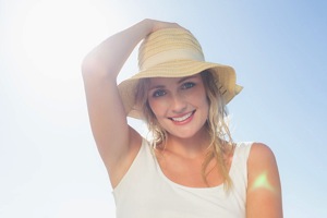 Smiling Woman In The Sun - charlotte hormone imbalance treatment
