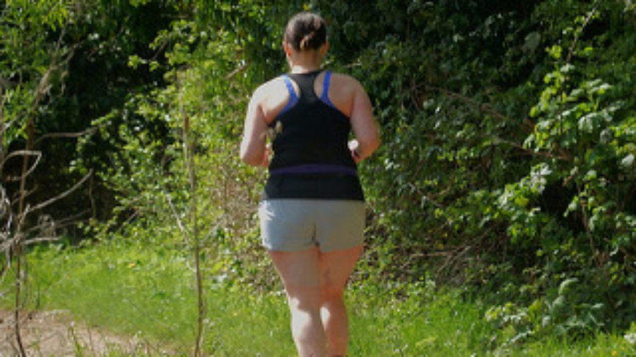 Woman Jogging - autoimmune treatment in charlotte