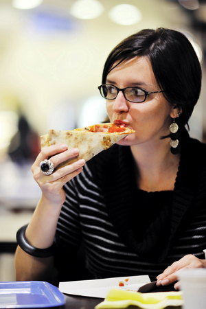 Woman Eating Food - charlotte weight loss programs