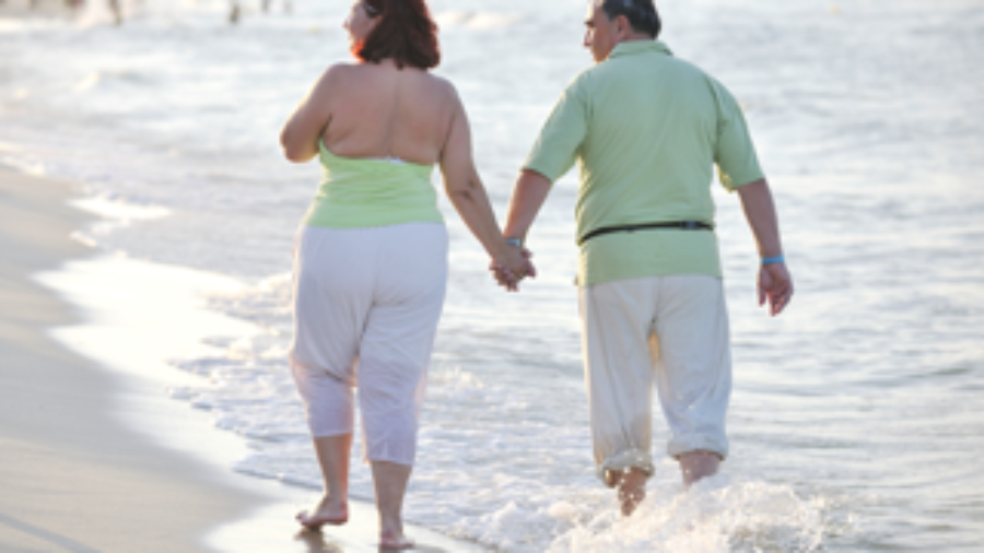 Couple Walking Along The Beach - charlotte erectile dysfunction treatment