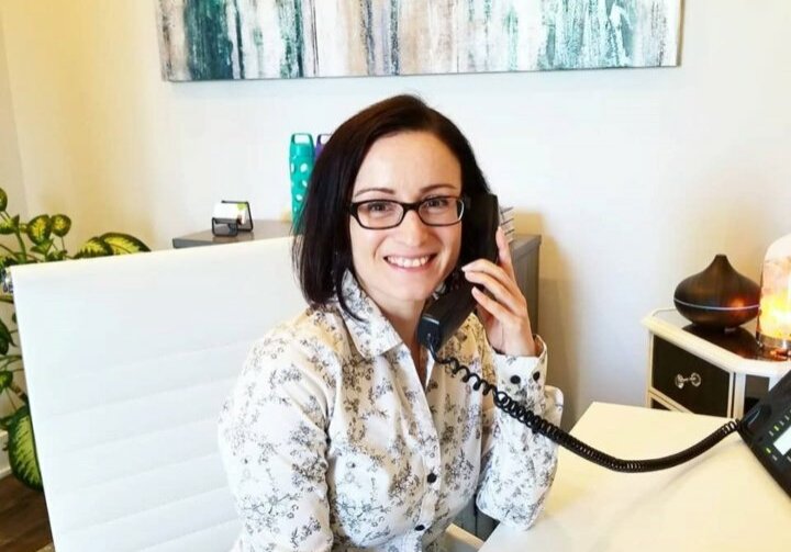 Smiling Woman On Phone - charlotte crohn's disease treatment